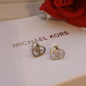 Mk stud earrings